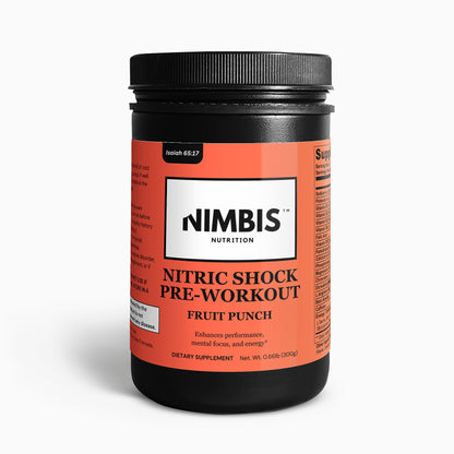 Nitric Shock Pre-Workout Powder (Fruit Punch)